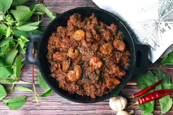Gongura Prawn Pickle (Gongura Royyala Pachadi)