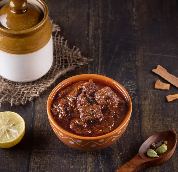 Mutton Bone Pickle (Mamsam Mokka Pachadi)