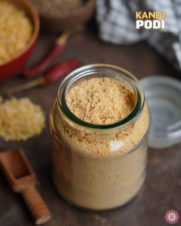 Kandi Podi (Toor Dal Spice Powder)