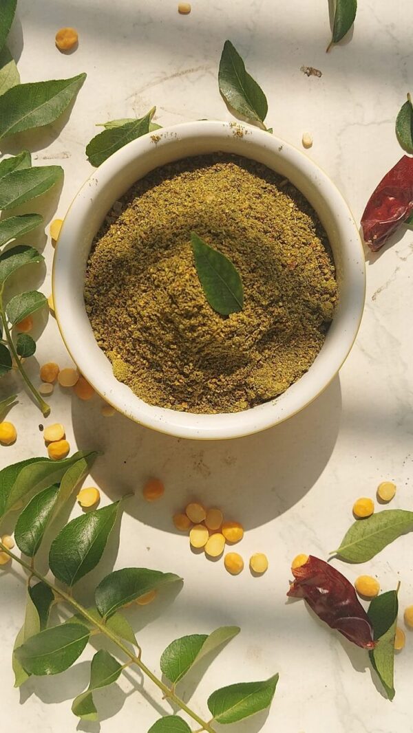 Kotimeera Karam Podi (Coriander Leaves Spice Powder)