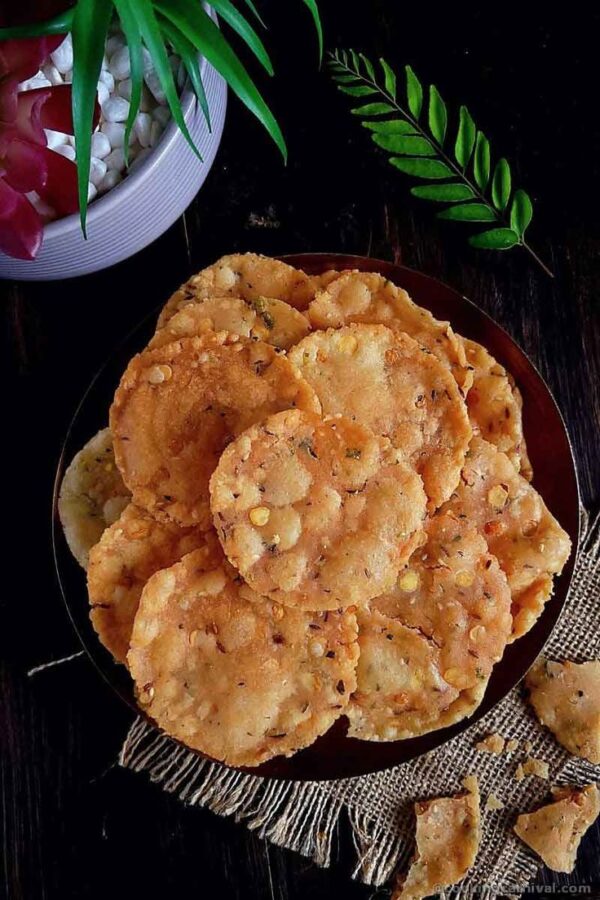 Chekkalu (Andhra Rice Crackers)